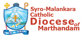 Syro-Malankara Catholic Diocese of Marthandam – Partnerdiözese Logo der Syro-Malankara Catholic Diocese of Marthandam, Partnerdiözese der DEUTSCH-INDISCHEN STIFTUNG.